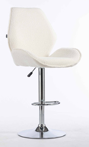 HR350W Scaun Boucle din Catifea Bază Cromata