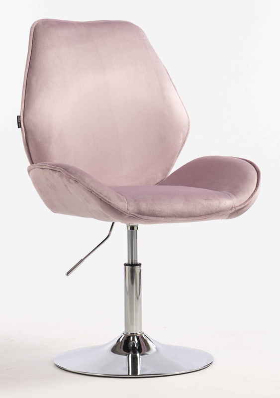 HR350N Scaun Mov din Catifea Bază Cromata