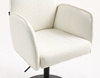 HR280N Scaun Crem Boucle cu Bază Neagră