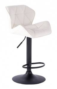 HC111W Scaun Alb cu Bază Neagră