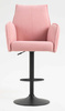 HR280W Scaun Roz Pudra Boucle cu Bază Neagră