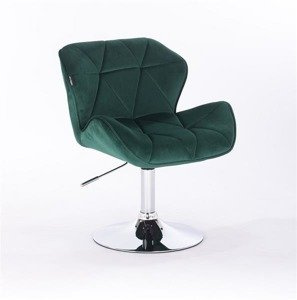 HR111N Scaun Verde din Catifea
