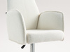 HR280W Scaun Crem Boucle cu Bază Cromata