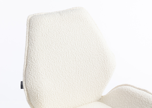 HR350K Scaun Boucle din Catifea Bază Cromata