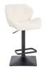 HR111KW Scaun Crem Boucle cu Bază Neagră