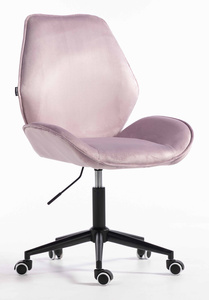 HR350K Scaun Mov din Catifea Bază Neagră