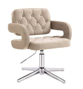 HR8403CROSS Scaun Latte Catifea