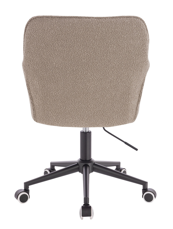 HR550K Scaun Latte Boucle cu Bază Neagră