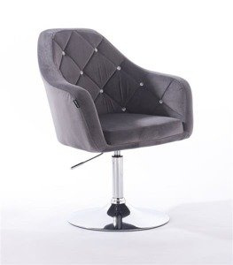 HR830N Scaun Catifea Grafit