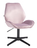 HR350CROSS Scaun Mov din Catifea Bază Neagră