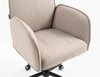 HR280K Scaun Latte Boucle cu Bază Neagră
