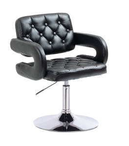 HR8403N Scaun Neagră Piele Ecologica