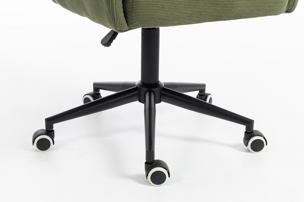 HR250K Scaun Zsályazöld Prémium Kordbársony Bază Neagră