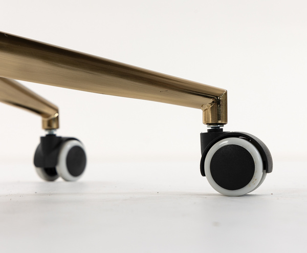 HR250CROSS Scaun Crem Boucle Bază Aurie