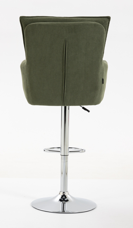 HR250W Scaun Zsályazöld Prémium Kordbársony Bază Cromata
