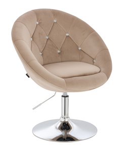 HR8516CN Scaun Latte din Catifea