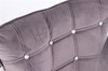 HR804CCROSS scaun Catifea Grafit cu Bază Aurie