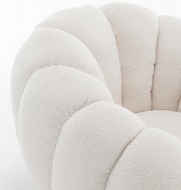 HR9223 Scaun Alb din Boucle