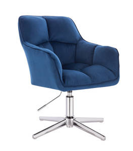 HR550CROSS Scaun Bleumarin Catifea