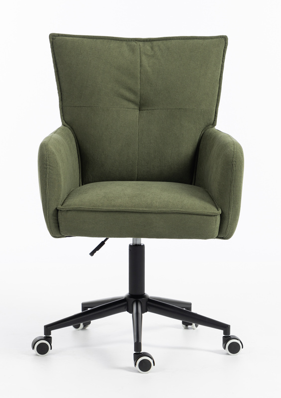 HR250K Scaun Zsályazöld Prémium Kordbársony Bază Neagră