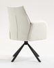 HR280 BAZĂ STEA Scaun Crem Boucle cu Bază Neagră