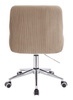HR920K Scaun Latte din Catifea cu Bază Cromata