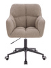 HR550K Scaun Latte Boucle cu Bază Neagră