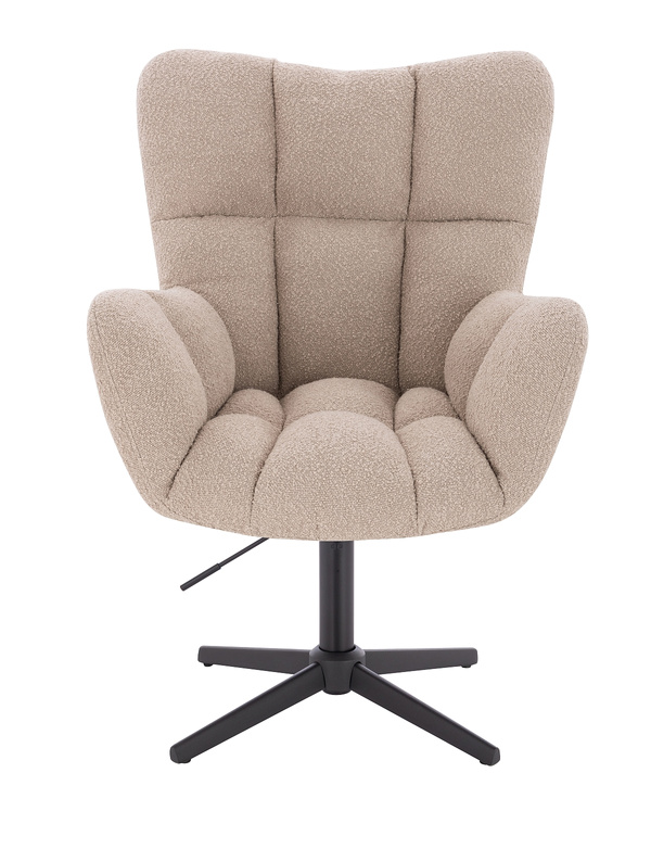 HR650CROSS Latte Boucle Scaun Bază Neagră