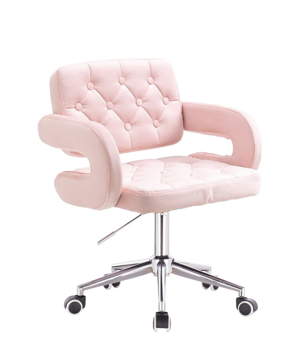 HR8403K Scaun Catifea Roz