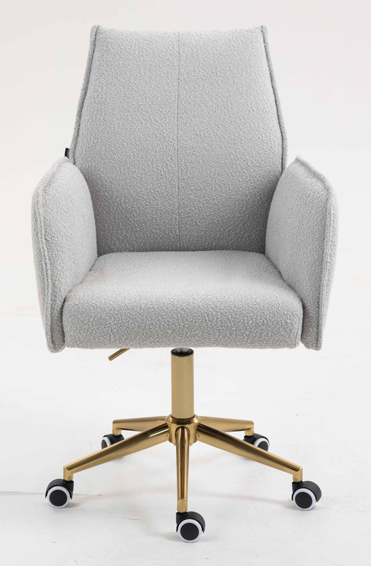 HR280K Scaun Gri Boucle cu Bază Aurie