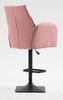 HR280KW Scaun Roz Pudra Boucle cu Bază Neagră