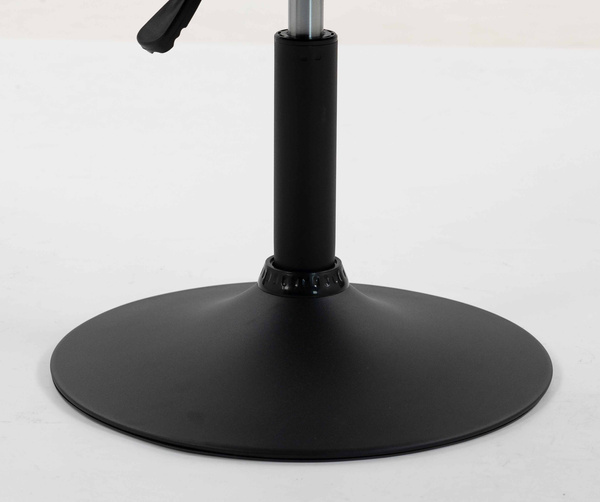 HR8404N Scaun Crem Boucle cu Bază Neagră