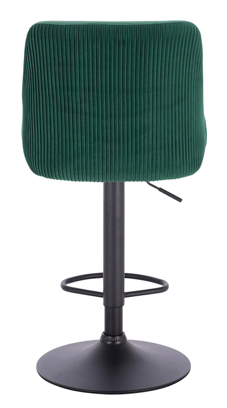 HR920W Scaun Verde din Catifea cu Bază Neagră