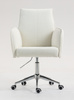 HR280K Scaun Crem Boucle cu Bază Cromata