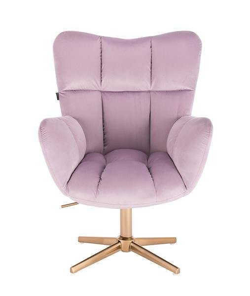 HR650CROSS Mov Catifea Scaun cu Bază Aurie