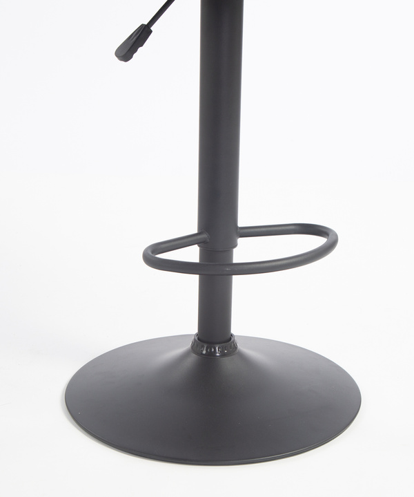 HR2055W Scaun Neagră din Piele Ecologica cu Bază Neagră